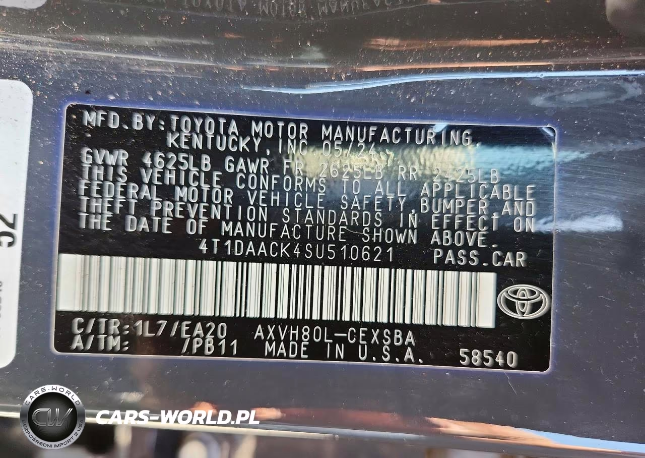 2025 Toyota Camry Se VIN:4T1DAACK4SU510621 - 12