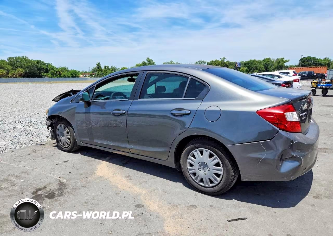 2012 Honda Civic Lx VIN:2HGFB2F55CH611680 - 3