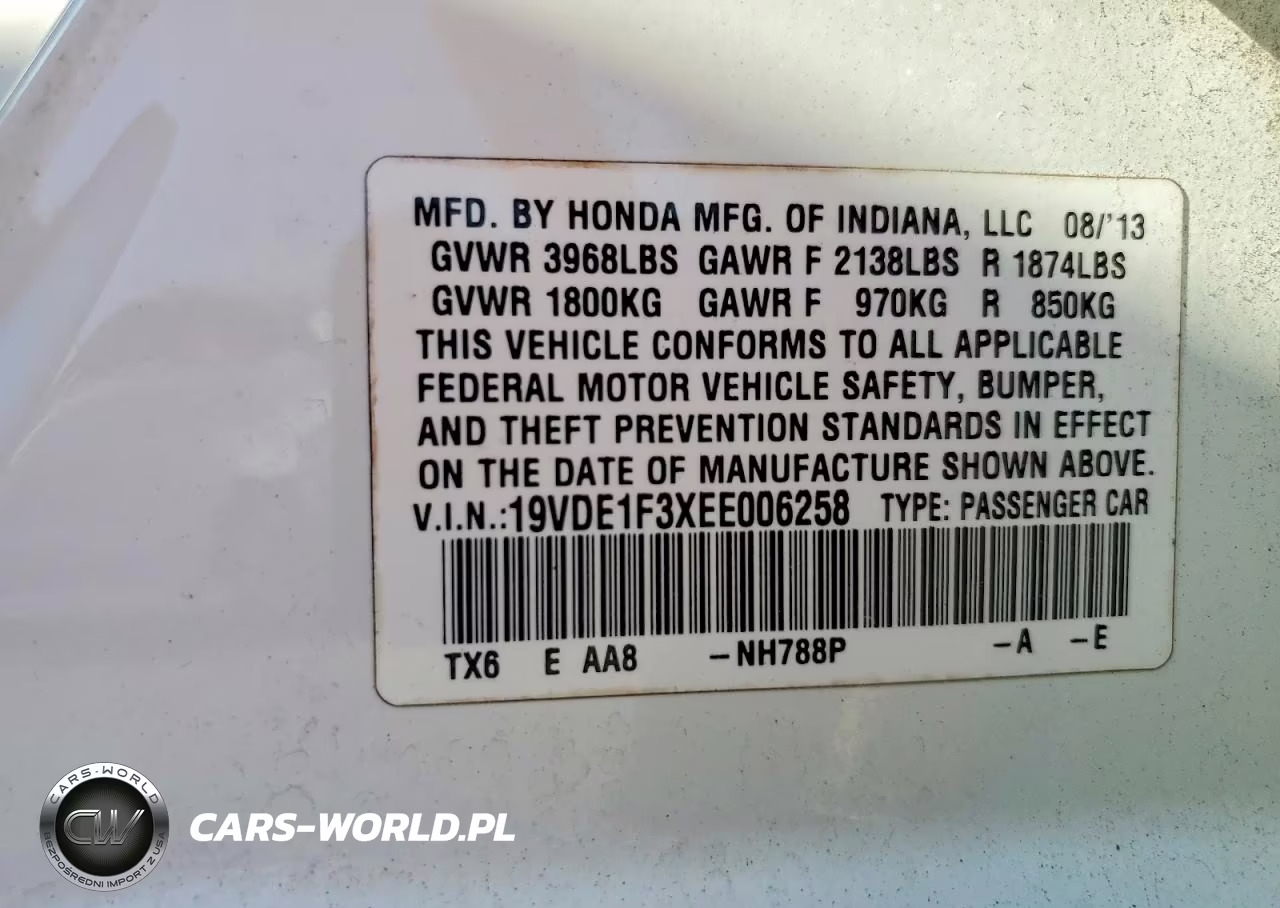 2014 Acura Ilx 20 VIN:19VDE1F3XEE006258 - 12