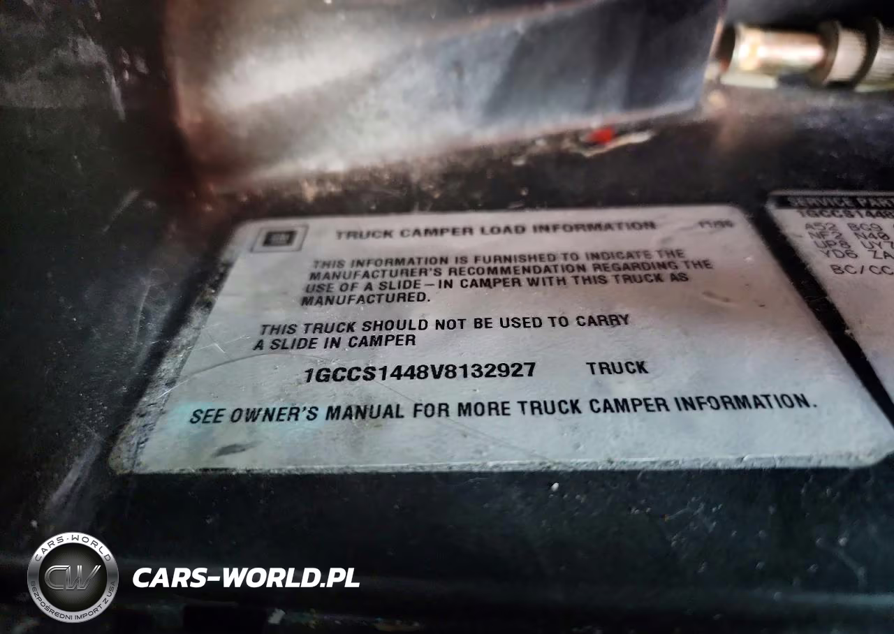 1997 Chevrolet S Truck S10 VIN:1GCCS1448V8132927 - 12