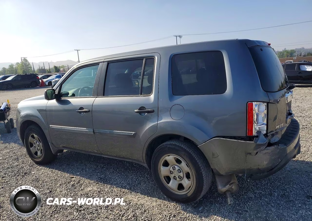 2012 Honda Pilot Lx VIN:5FNYF3H24CB017818 - 2