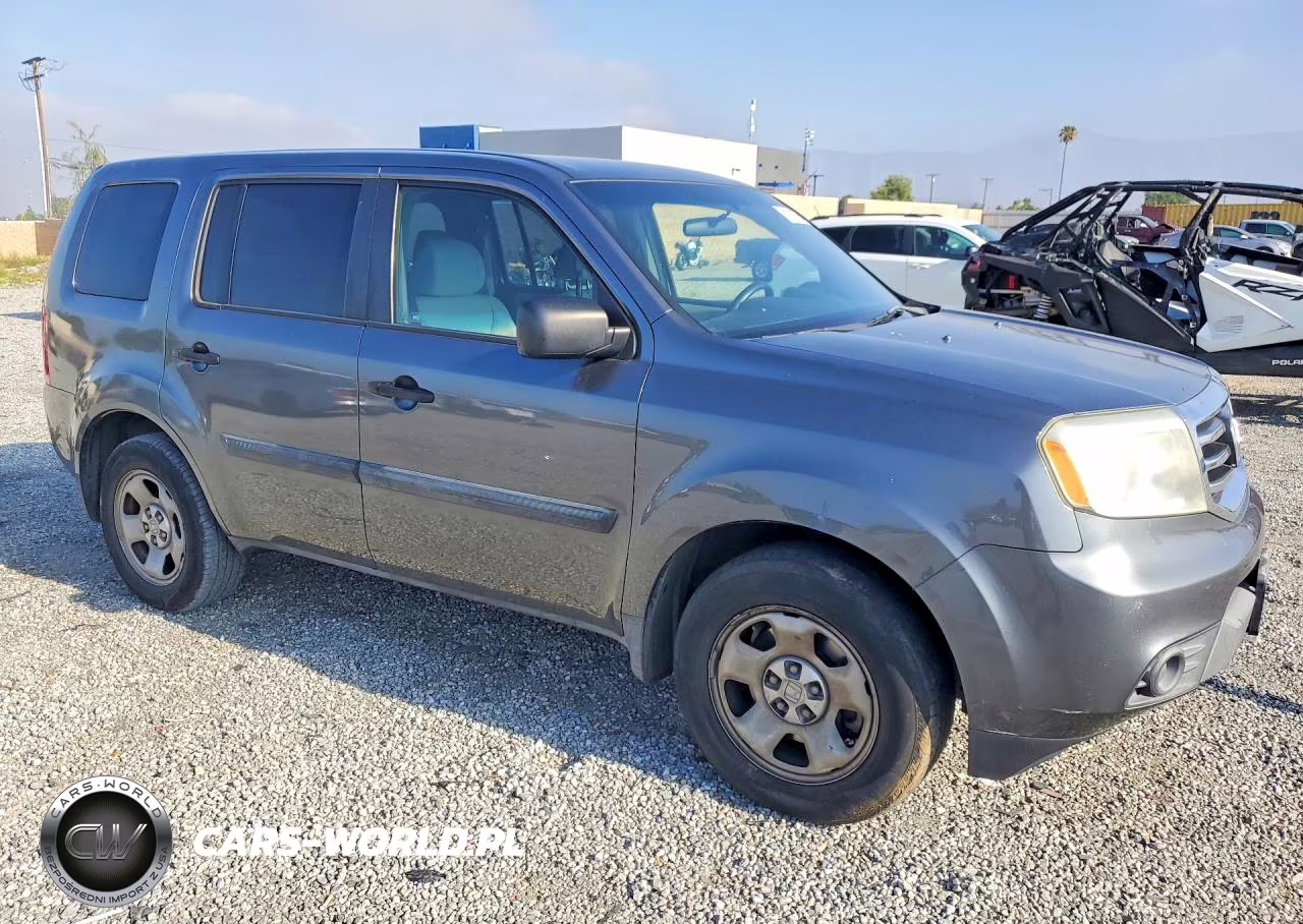 2012 Honda Pilot Lx VIN:5FNYF3H24CB017818 - 4