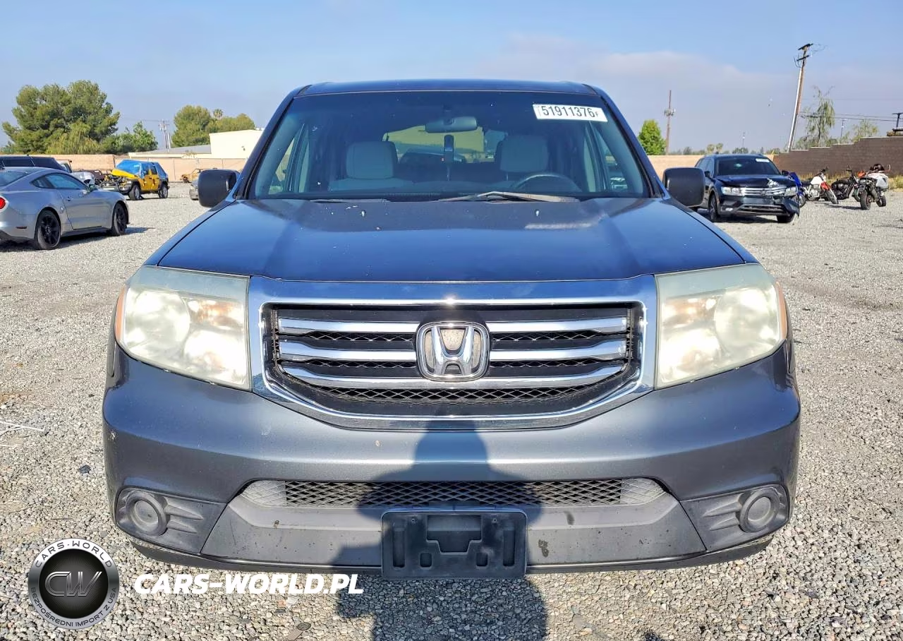 2012 Honda Pilot Lx VIN:5FNYF3H24CB017818 - 5