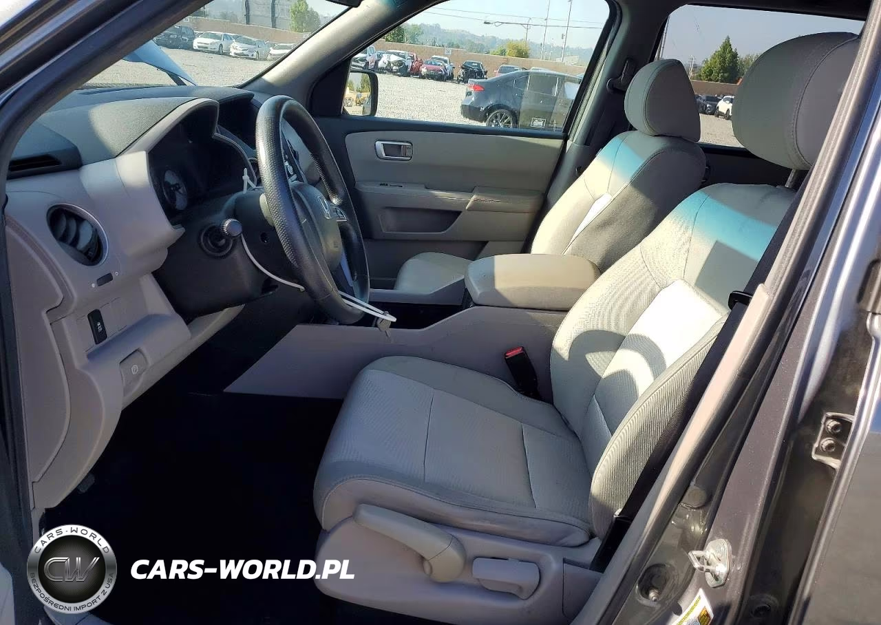 2012 Honda Pilot Lx VIN:5FNYF3H24CB017818 - 7