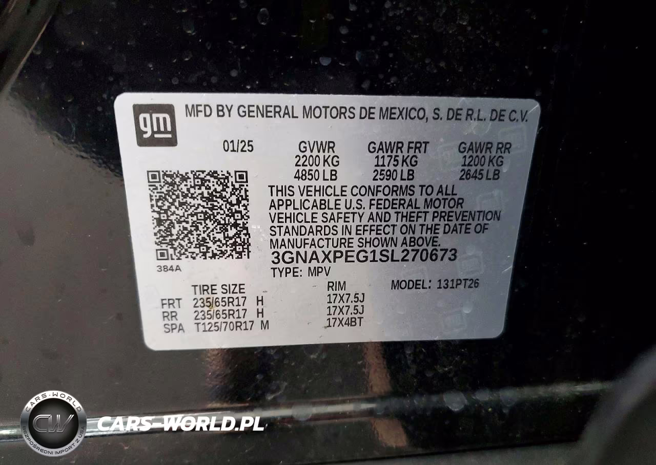 2025 Chevrolet Equinox Lt VIN:3GNAXPEG1SL270673 - 13