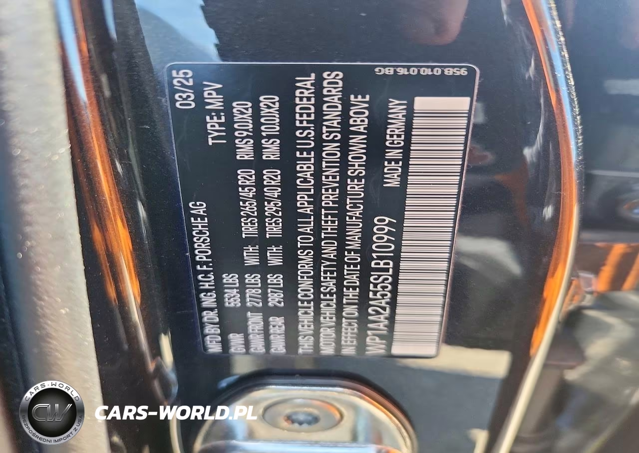 2025 Porsche Macan Base VIN:WP1AA2A55SLB10999 - 13