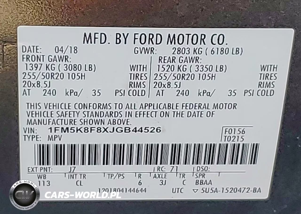 2018 Ford Explorer Limited VIN:1FM5K8F8XJGB44526 - 14