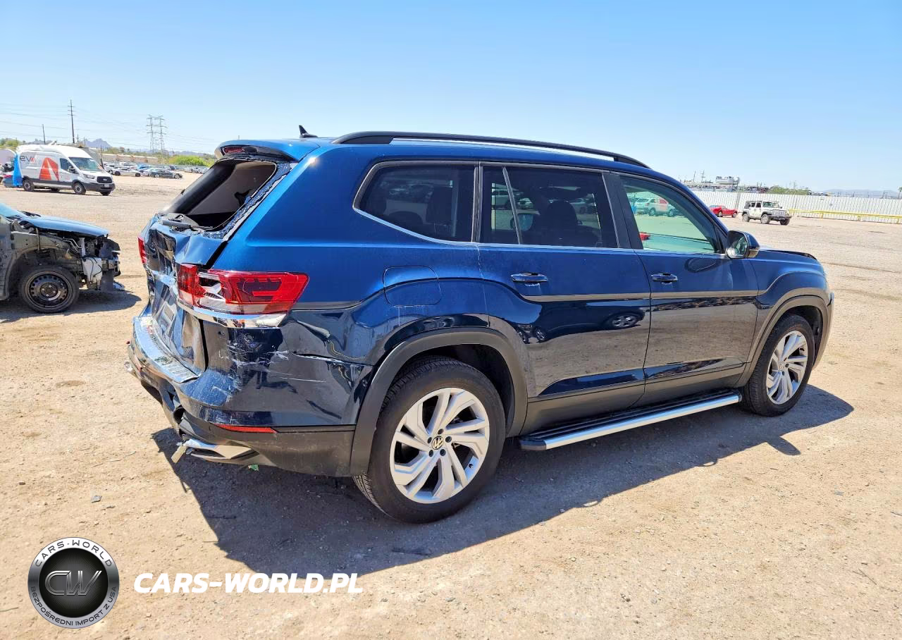 2021 Volkswagen Atlas Se VIN:1V2WR2CA5MC554587 - 3