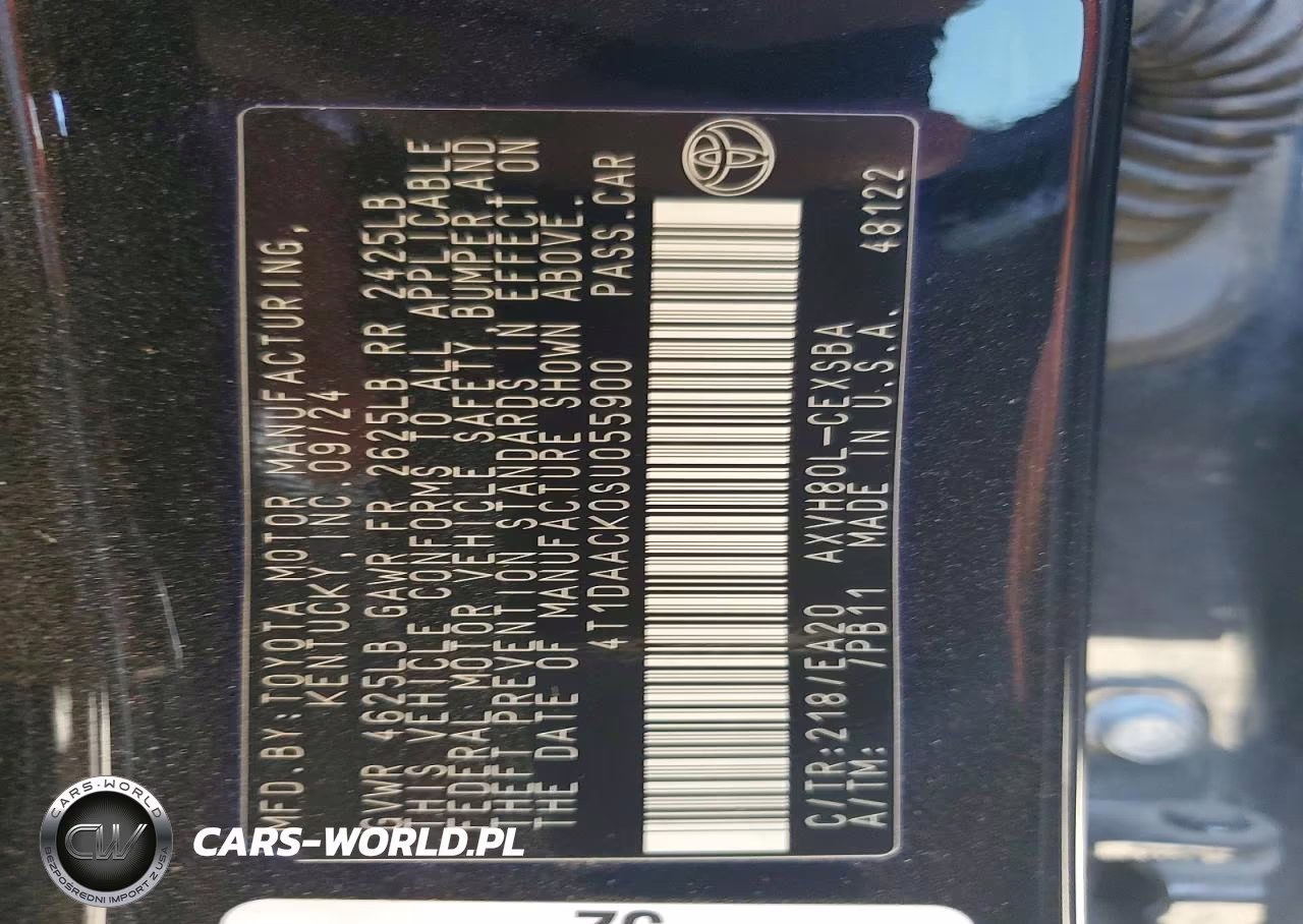 2025 Toyota Camry Se VIN:4T1DAACK0SU055900 - 12