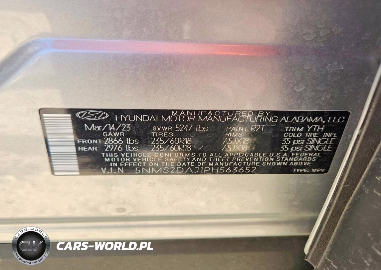 2023 Hyundai Santa Fe Sel VIN:5NMS2DAJ1PH563652 - 13
