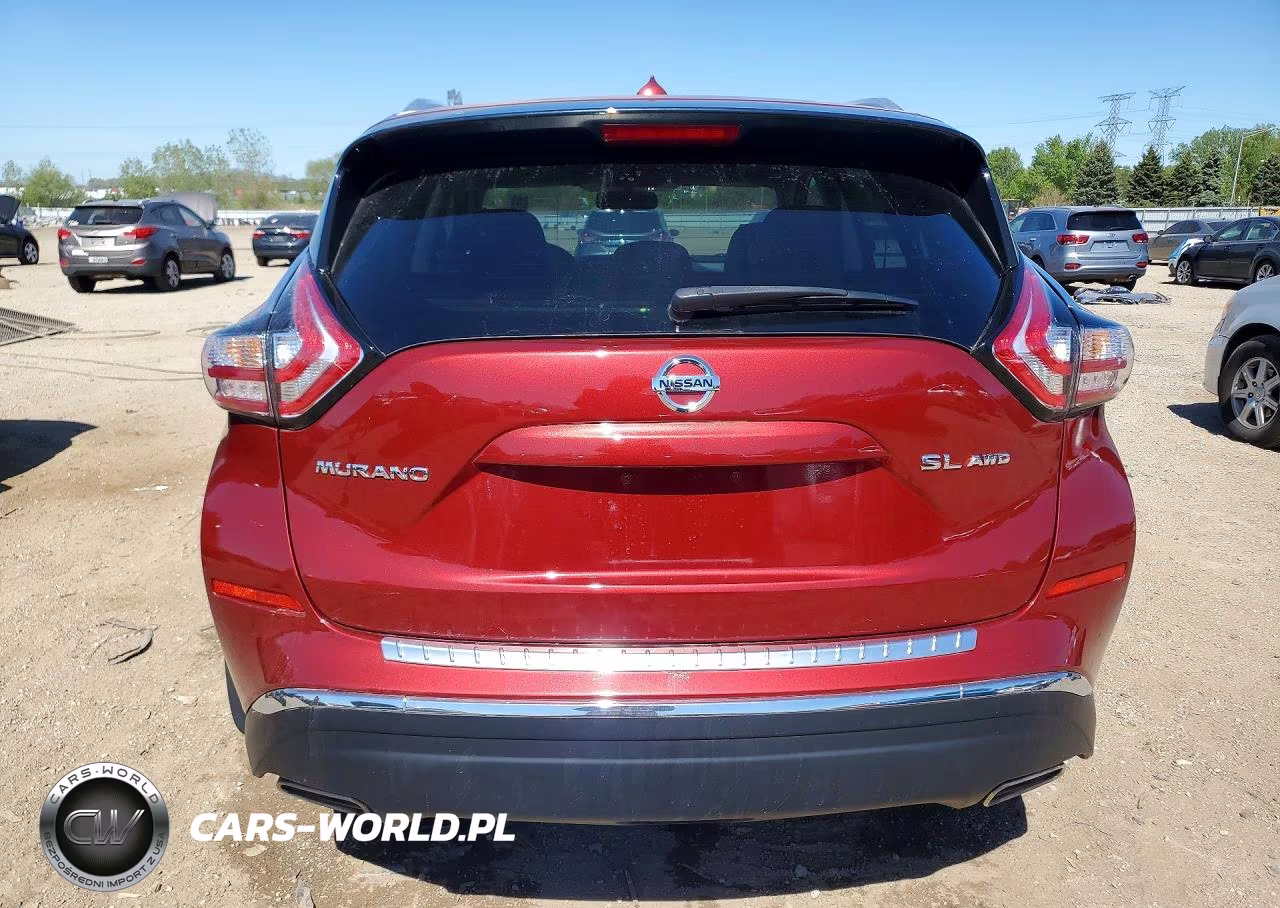 2016 Nissan Murano Sl VIN:5N1AZ2MH1GN120355 - 6