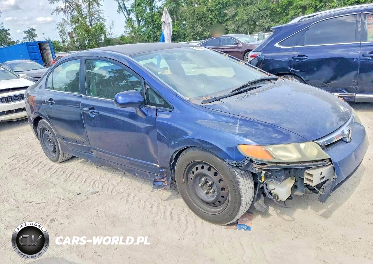 2007 Honda Civic Lx VIN:1HGFA16567L037564 - 4