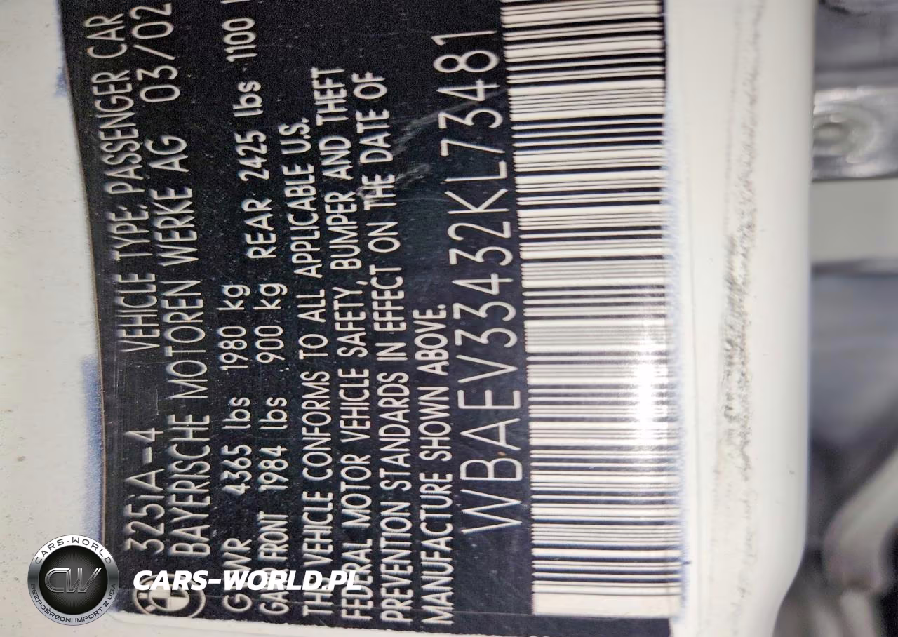 2002 BMW 325 I VIN:WBAEV33432KL73481 - 14