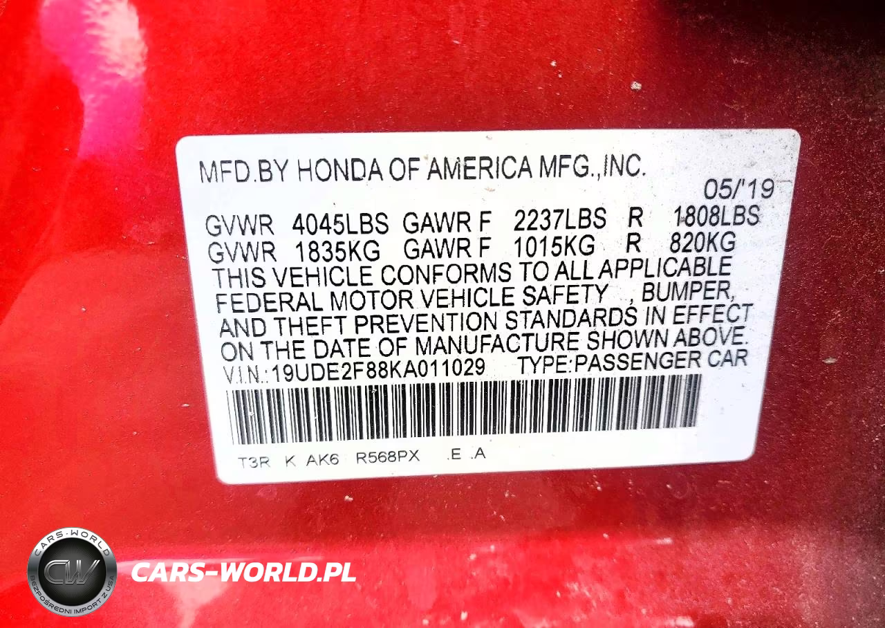2019 Acura Ilx Premium A-Spec VIN:19UDE2F88KA011029 - 12