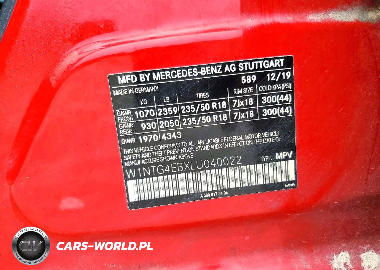 2020 Mercedes-Benz Gla 250 VIN:W1NTG4EBXLU040022 - 13