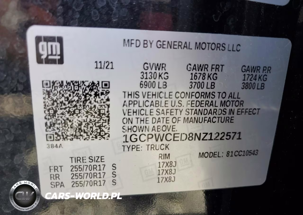 2022 Chevrolet Silverado Ltd C1500 Lt VIN:1GCPWCED8NZ122571 - 13