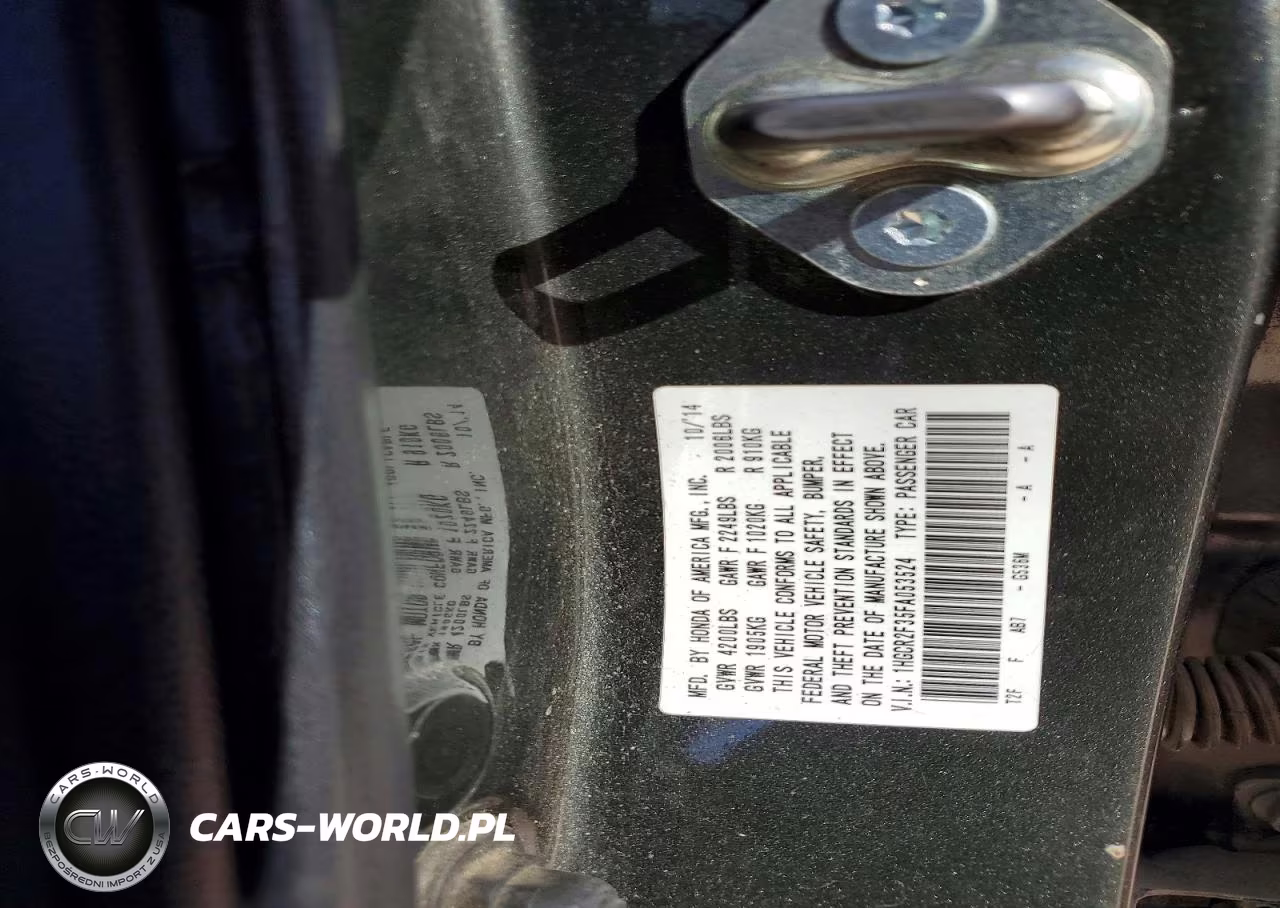 2015 Honda Accord Lx VIN:1HGCR2F35FA053524 - 12