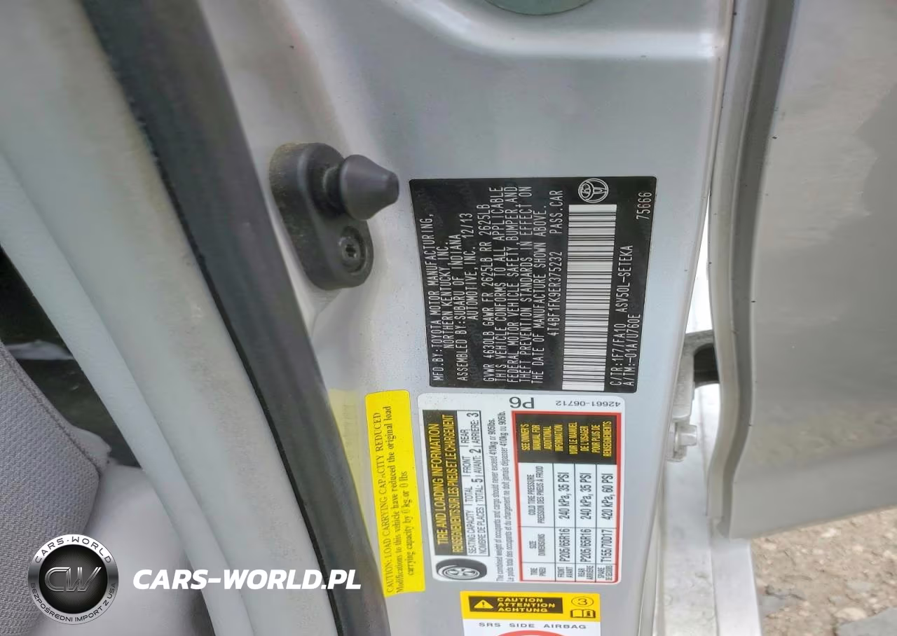 2014 Toyota Camry L VIN:4T4BF1FK9ER375232 - 12