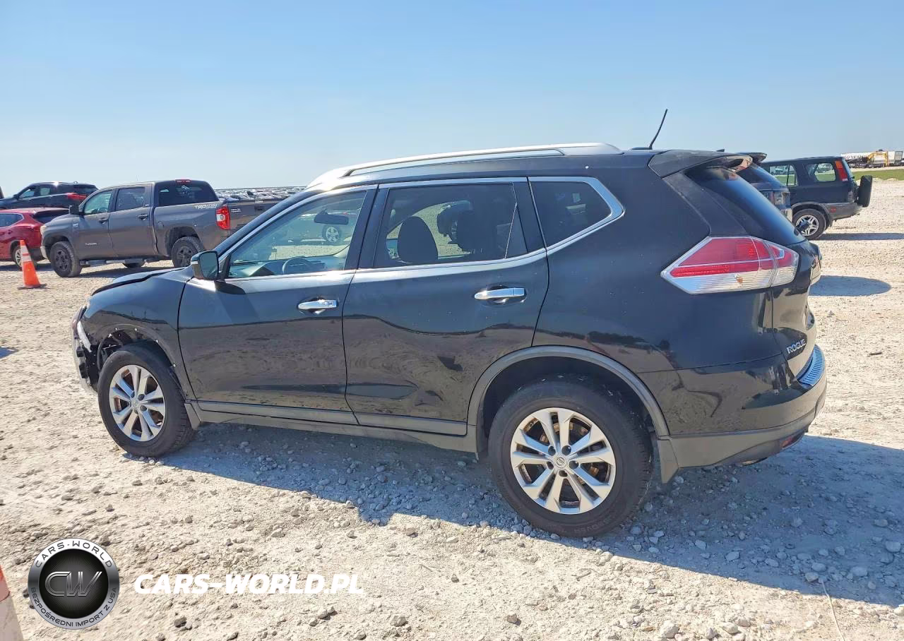 2015 Nissan Rogue Sv VIN:KNMAT2MV7FP549370 - 2