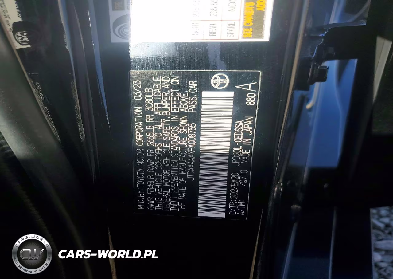 2023 Toyota Mirai Xle VIN:JTDAAAAAXPA008755 - 12