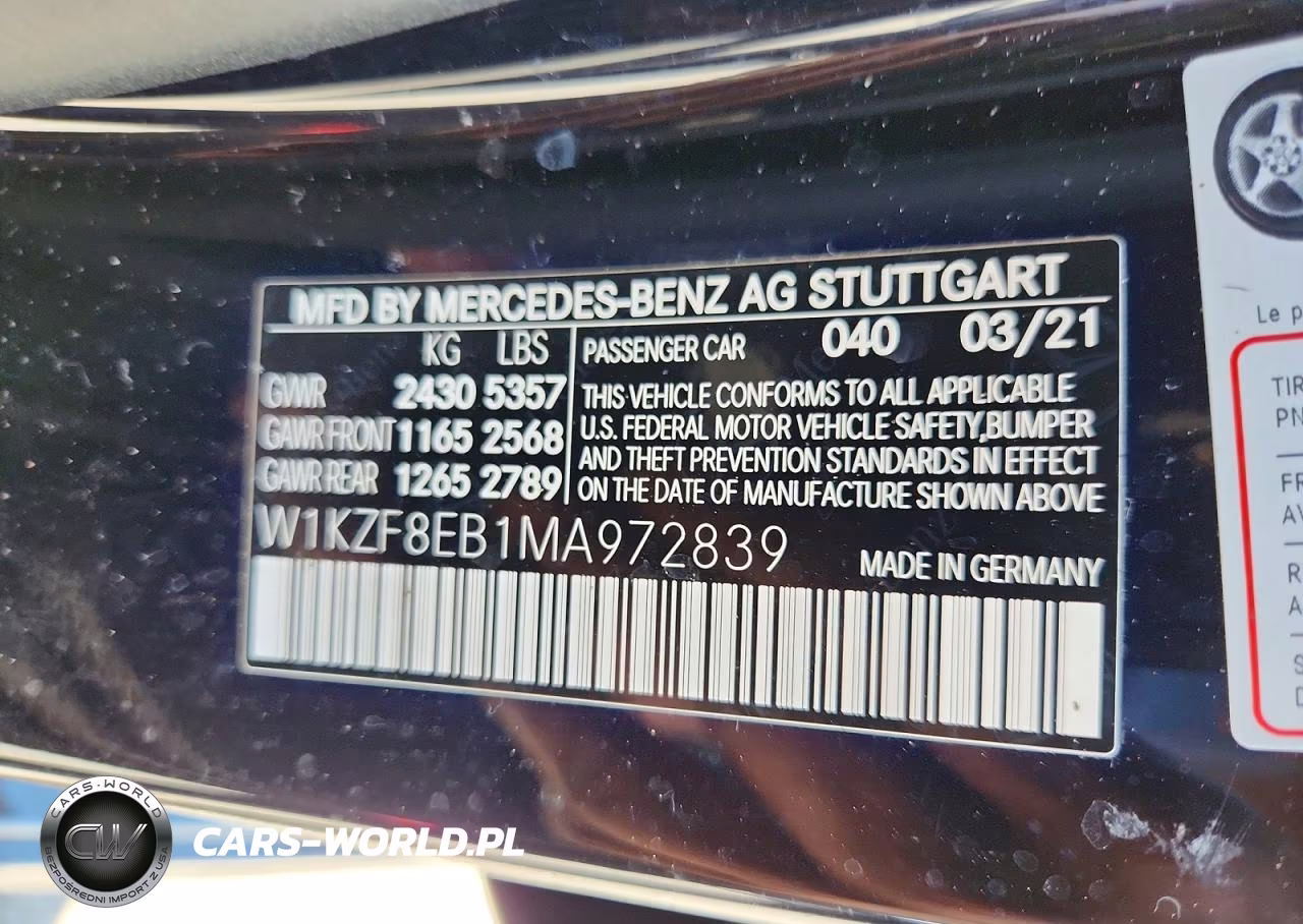 2021 Mercedes-Benz E 350 4Matic VIN:W1KZF8EB1MA972839 - 12