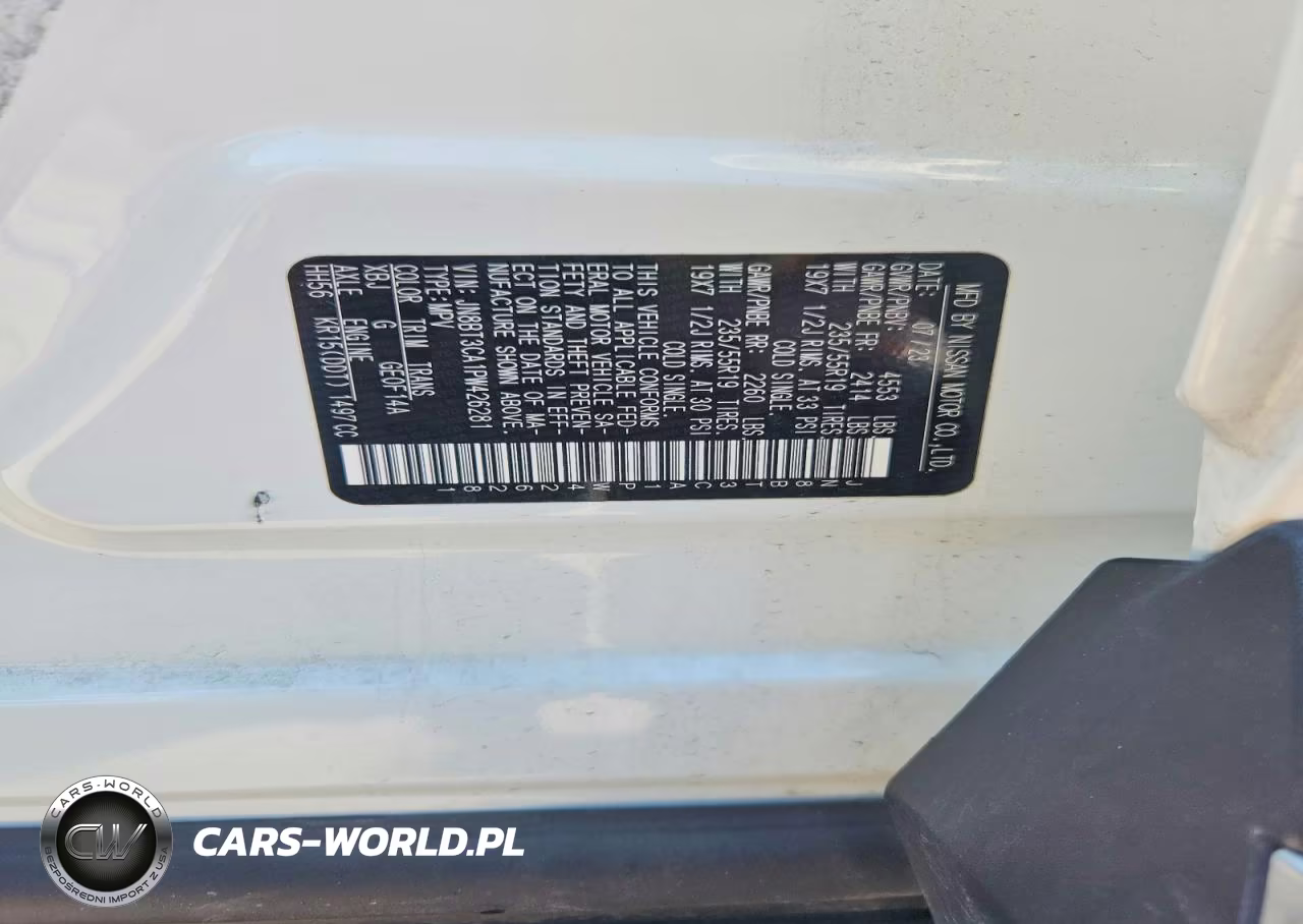 2023 Nissan Rogue Sl VIN:JN8BT3CA1PW426281 - 14