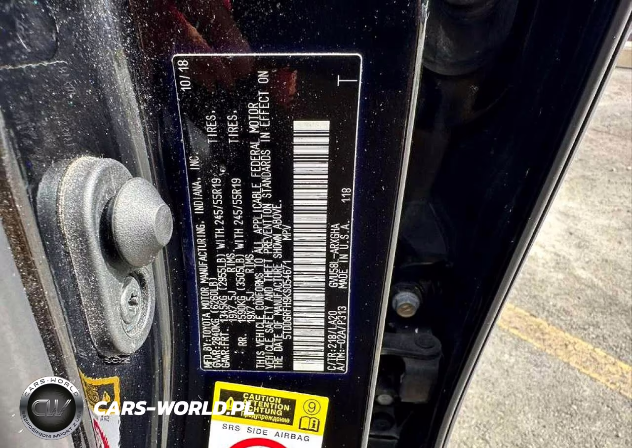 2019 Toyota Highlander Hybrid Limited VIN:5TDDGRFH9KS054671 - 10
