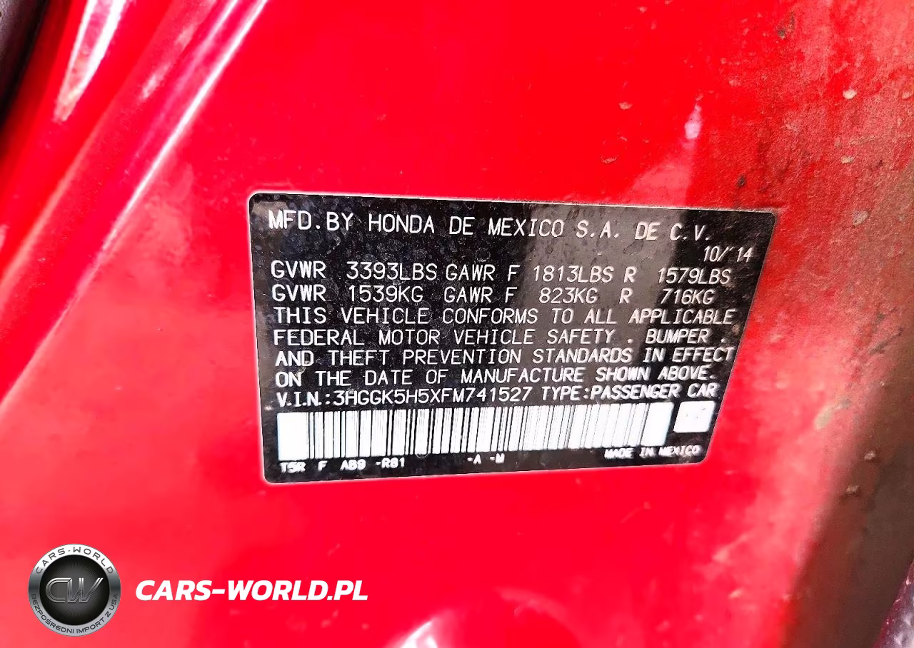 2015 Honda Fit Lx VIN:3HGGK5H5XFM741527 - 12