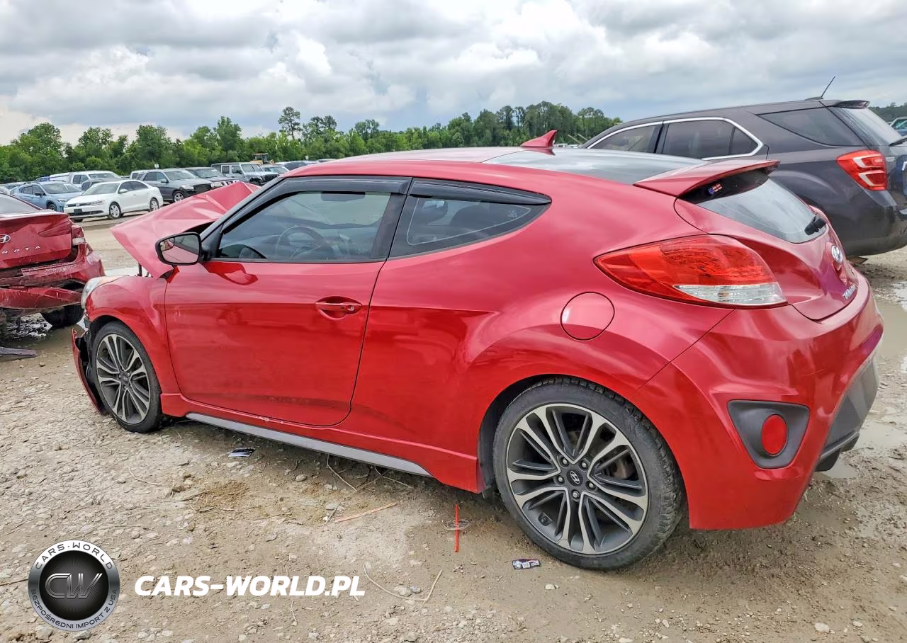 2016 Hyundai Veloster Turbo VIN:KMHTC6AE2GU291732 - 2