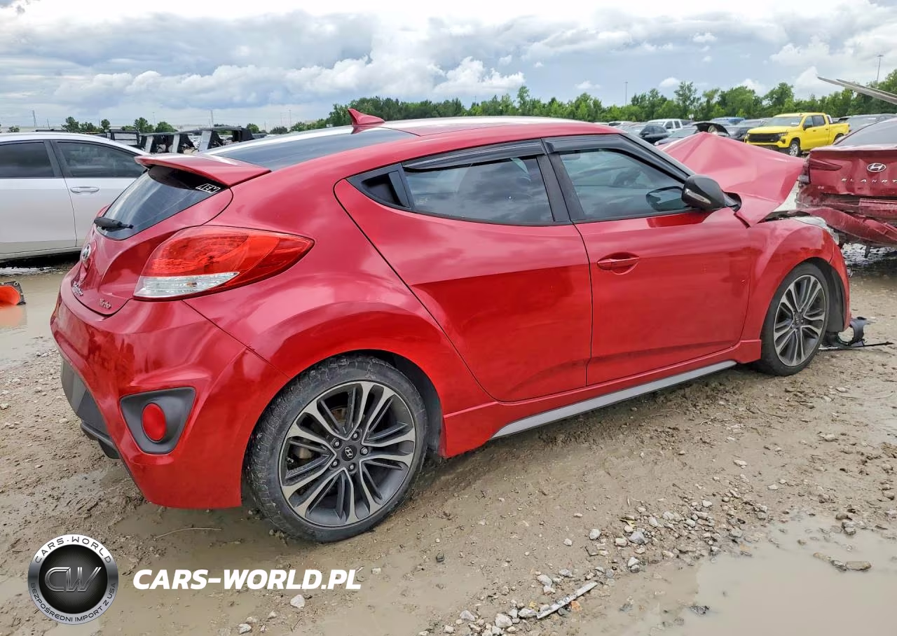 2016 Hyundai Veloster Turbo VIN:KMHTC6AE2GU291732 - 3