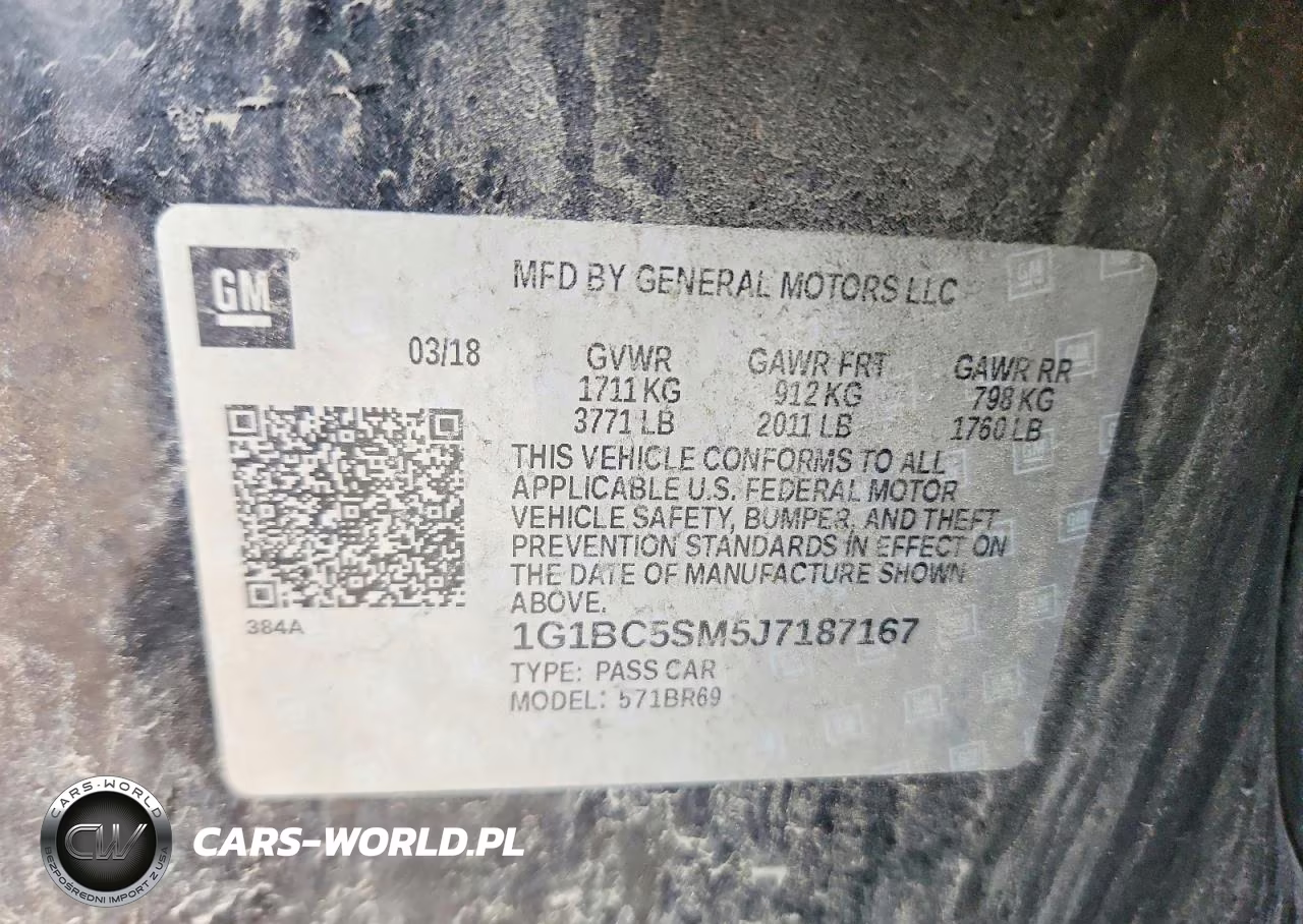 2018 Chevrolet Cruze Ls VIN:1G1BC5SM5J7187167 - 12