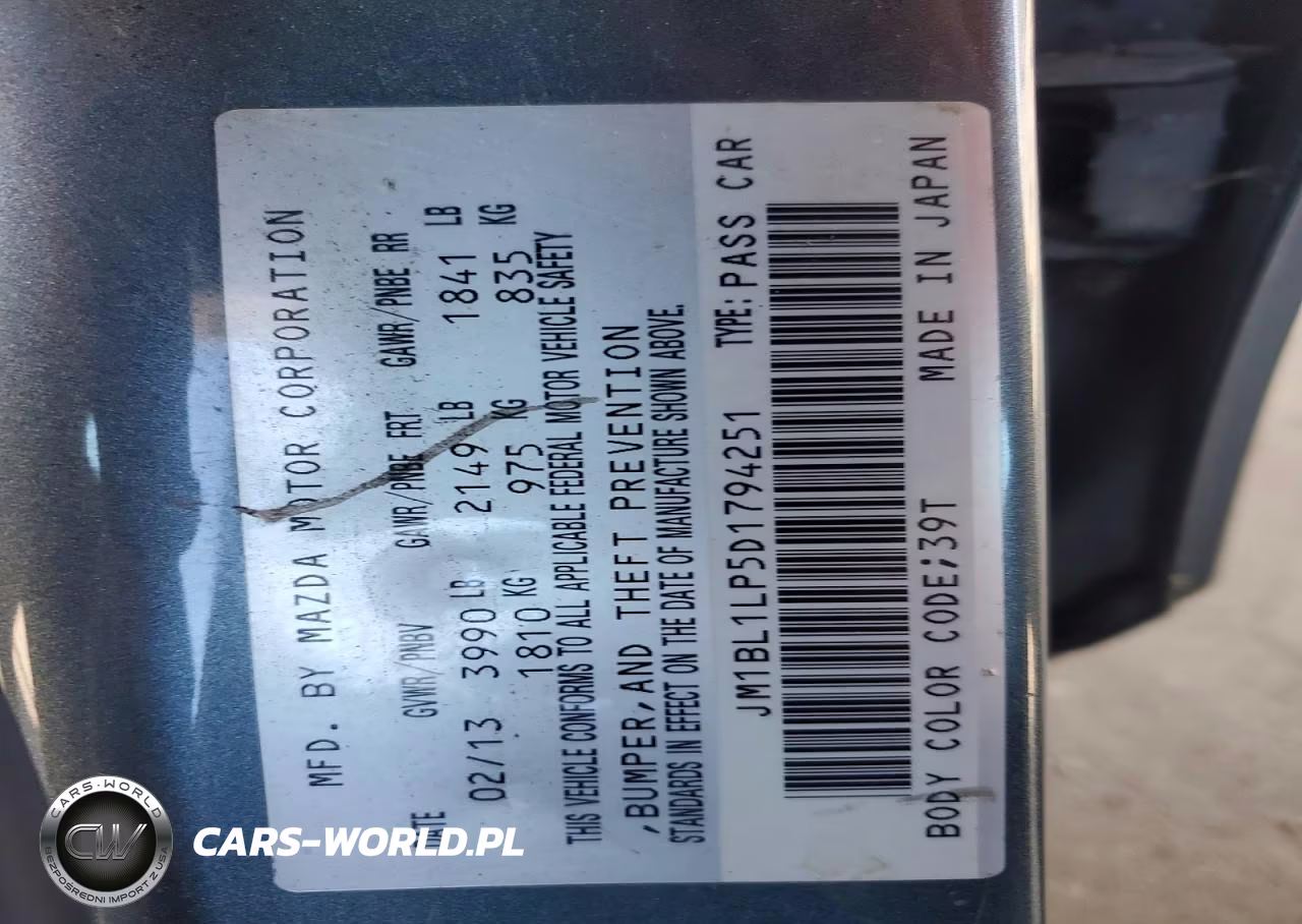 2013 Mazda 3 I VIN:JM1BL1LP5D1794251 - 12