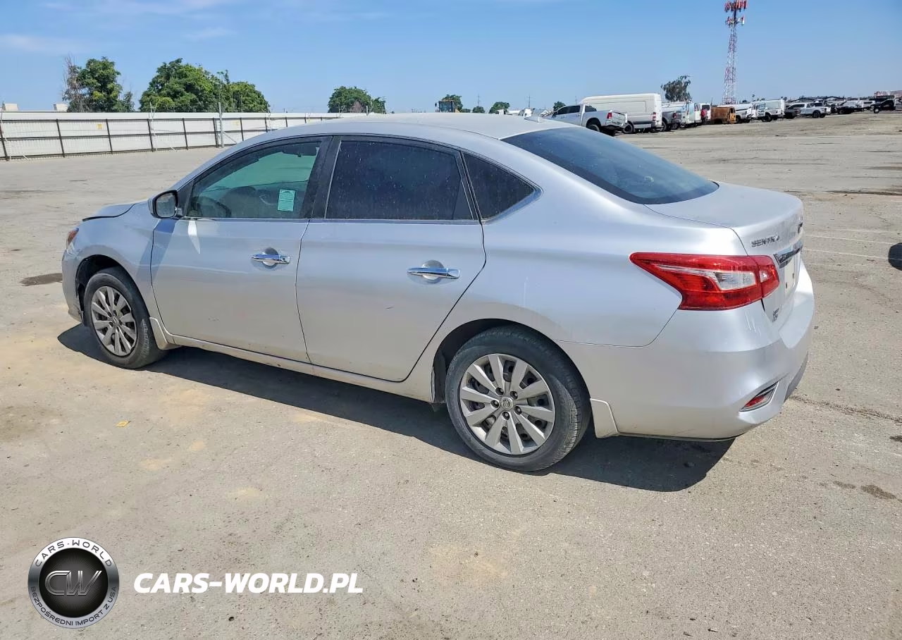 2017 Nissan Sentra Sv VIN:3N1AB7AP2HL707542 - 2