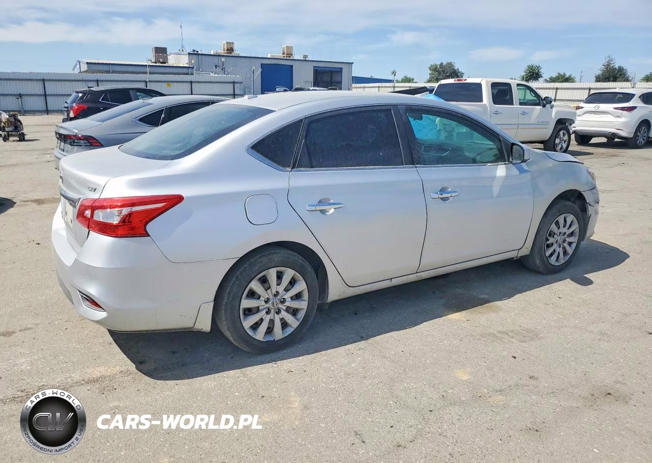 2017 Nissan Sentra Sv VIN:3N1AB7AP2HL707542 - 3