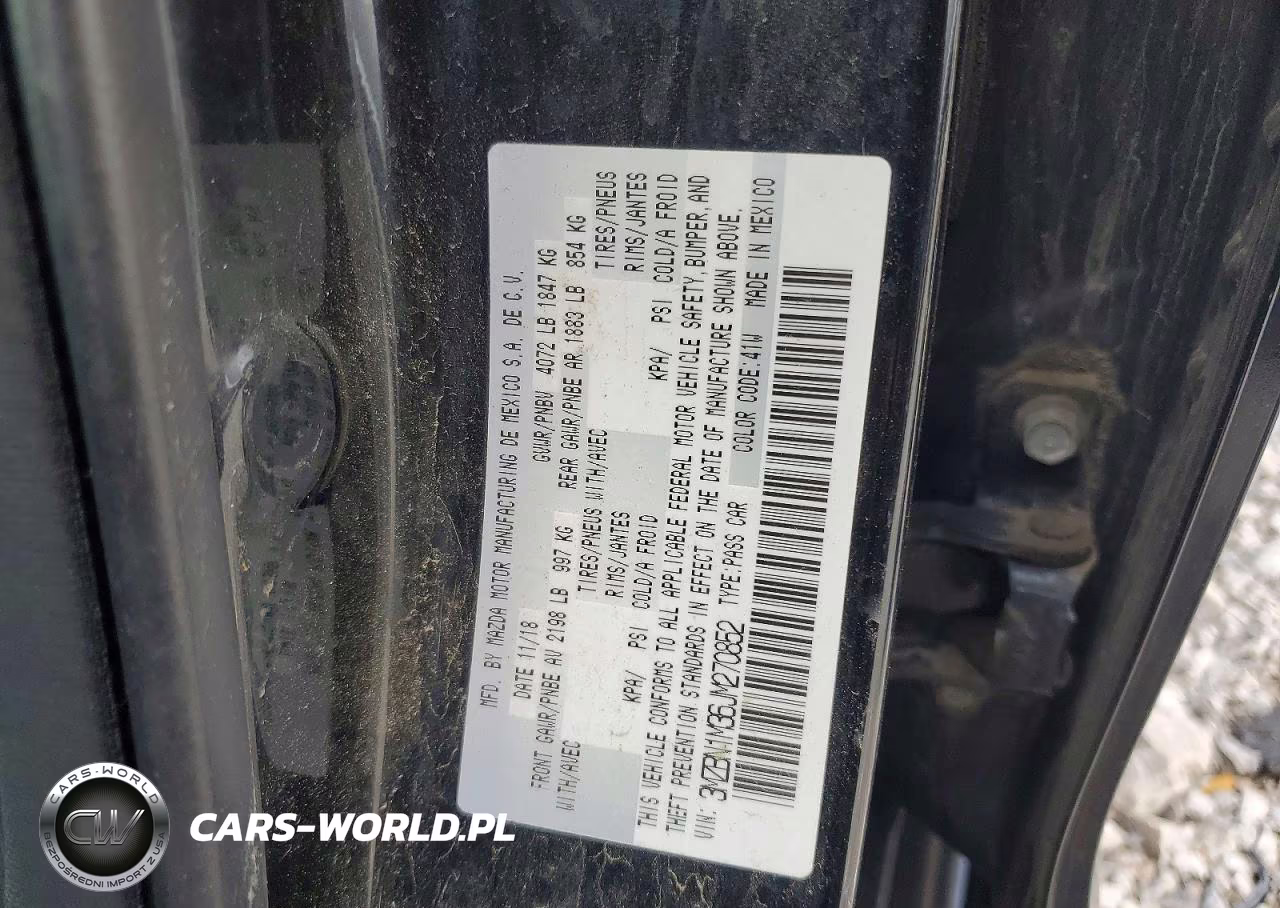 2018 Mazda 3 Grand Touring VIN:3MZBN1M36JM270852 - 12