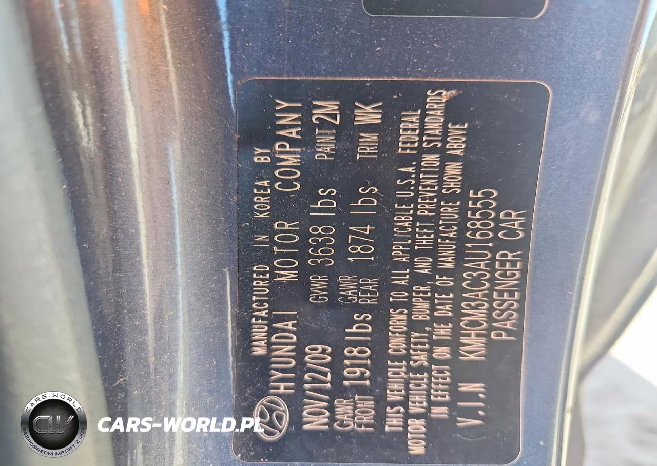 2010 Hyundai Accent Gs VIN:KMHCM3AC3AU168555 - 12