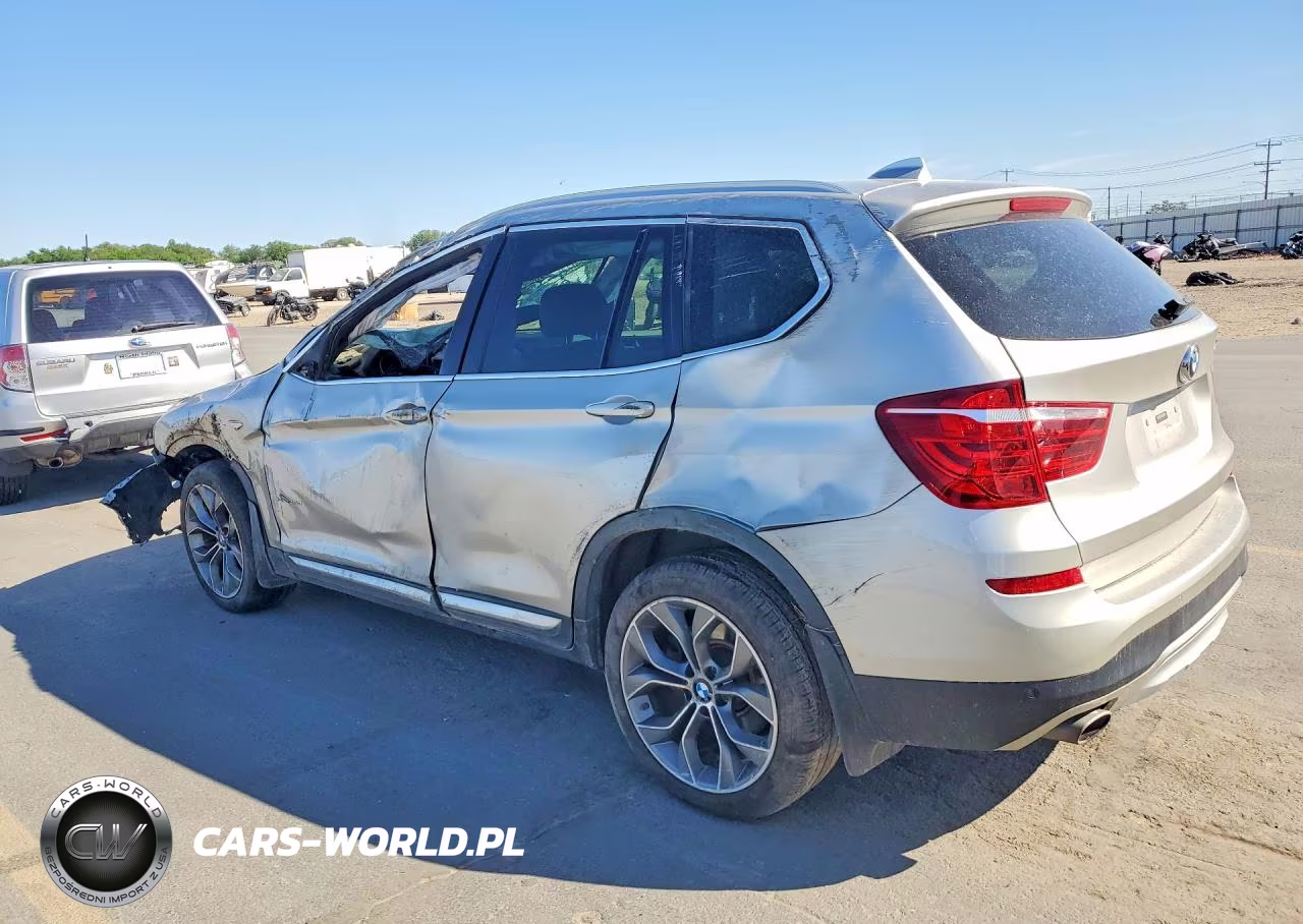 2015 BMW X3 xDrive28D VIN:5UXWY3C50F0E95497 - 2