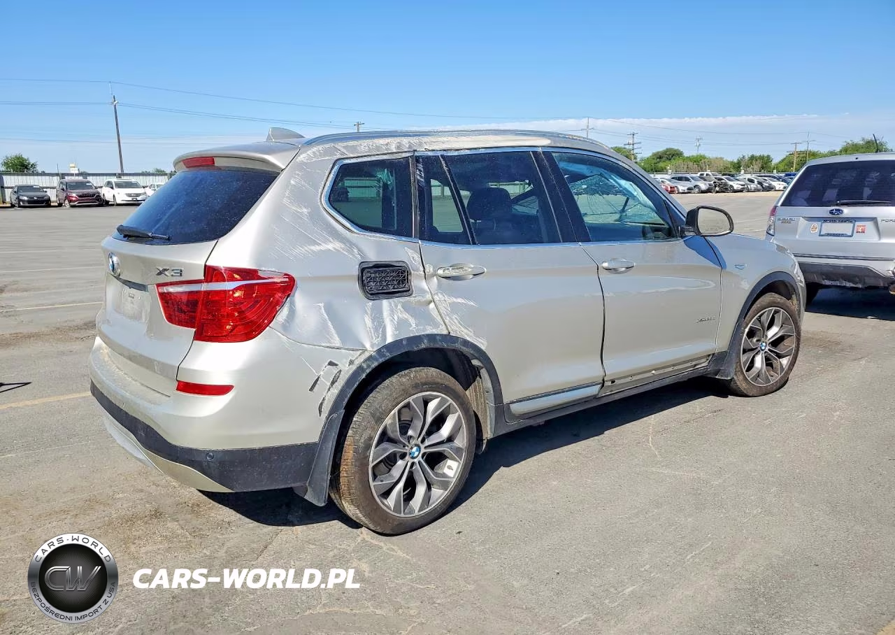 2015 BMW X3 xDrive28D VIN:5UXWY3C50F0E95497 - 3