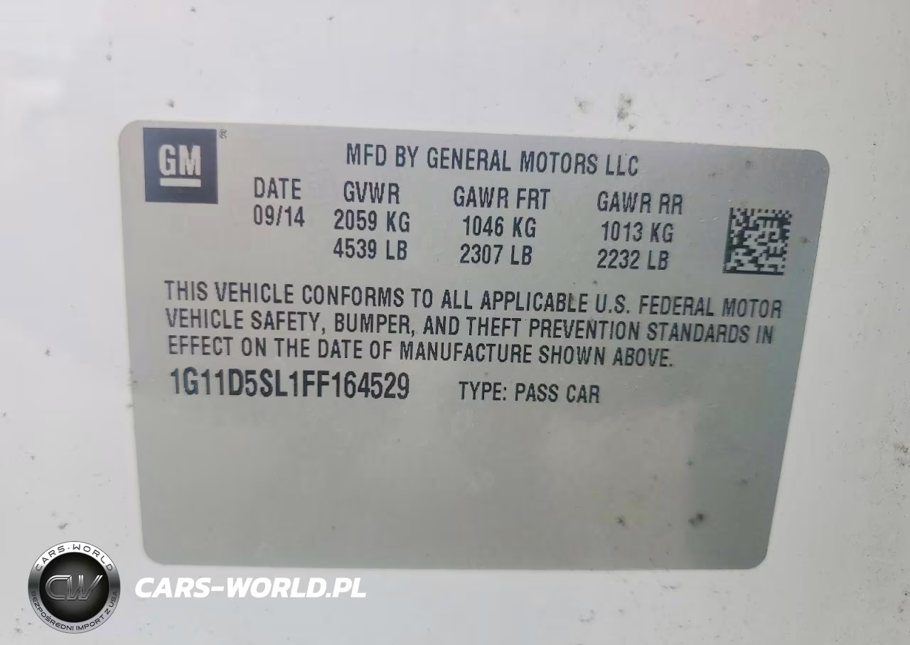 2015 Chevrolet Malibu 2Lt VIN:1G11D5SL1FF164529 - 12
