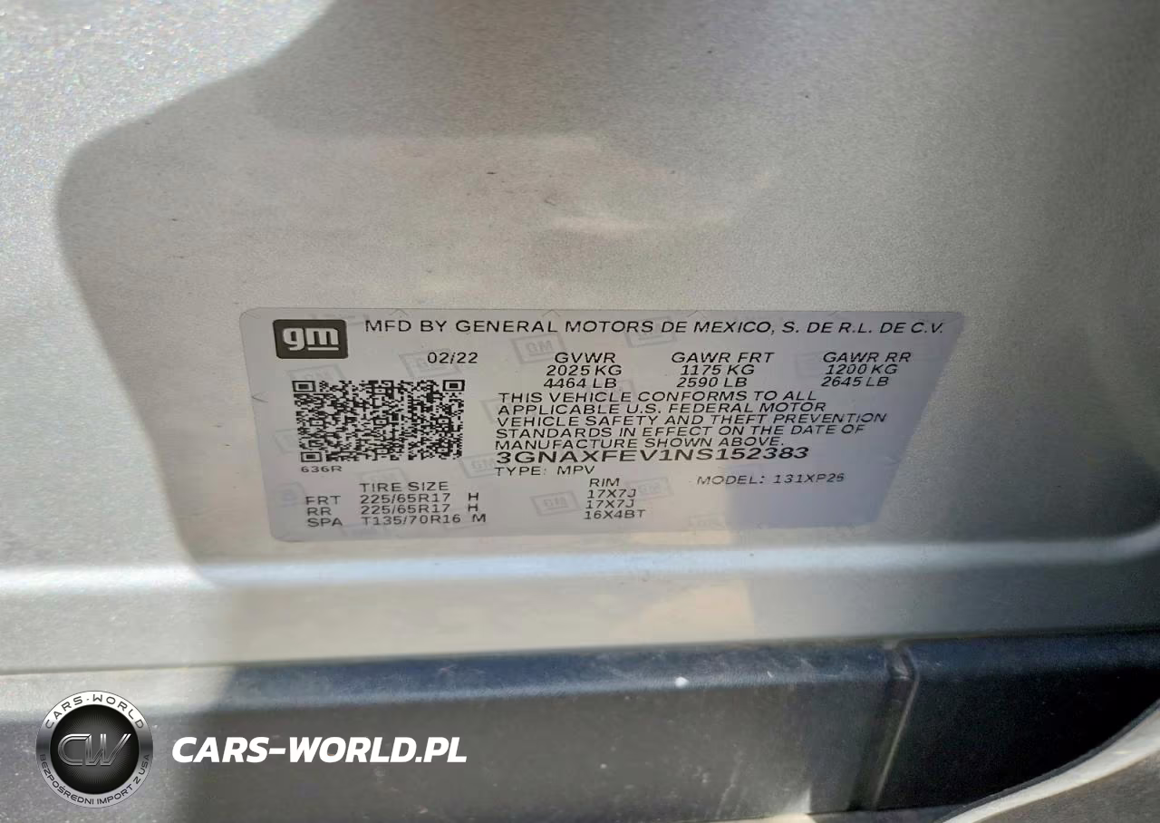 2022 Chevrolet Equinox Ls VIN:3GNAXFEV1NS152383 - 13