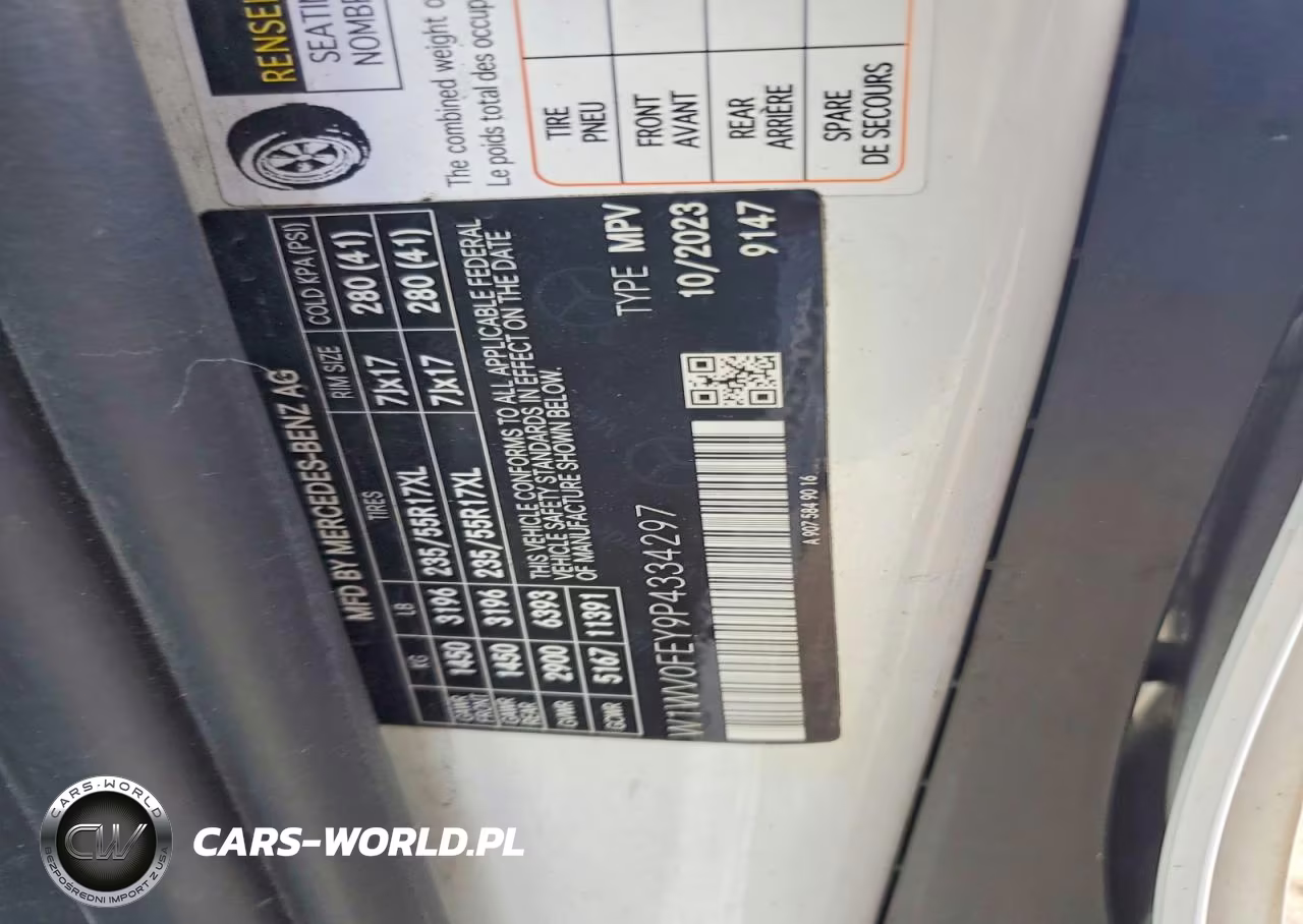 2023 Mercedes-Benz Metris VIN:W1WV0FEY9P4334297 - 13