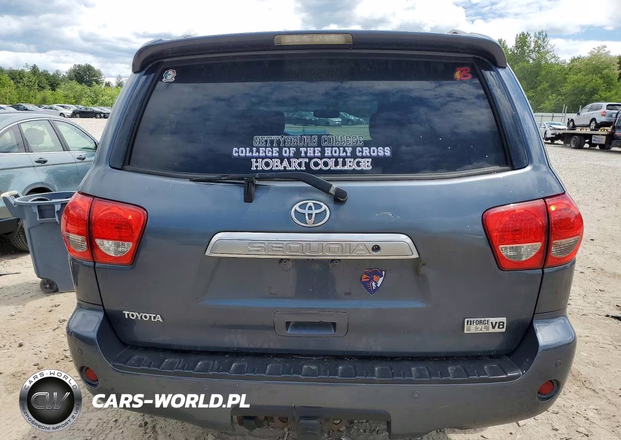 2008 Toyota Sequoia Platinum VIN:5TDBY67A18S017014 - 6