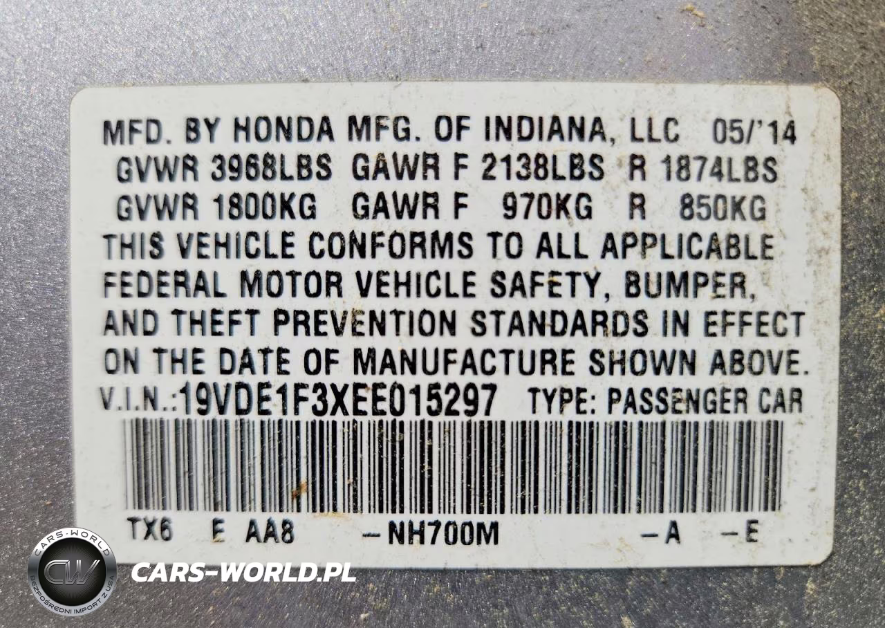 2014 Acura Ilx 20 VIN:19VDE1F3XEE015297 - 12