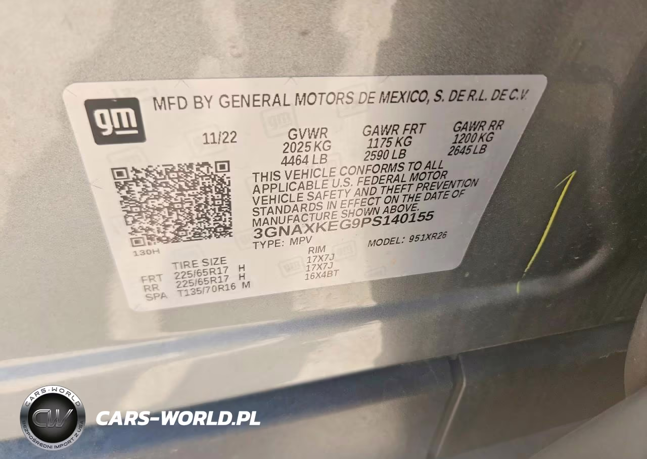 2023 Chevrolet Equinox Lt VIN:3GNAXKEG9PS140155 - 12