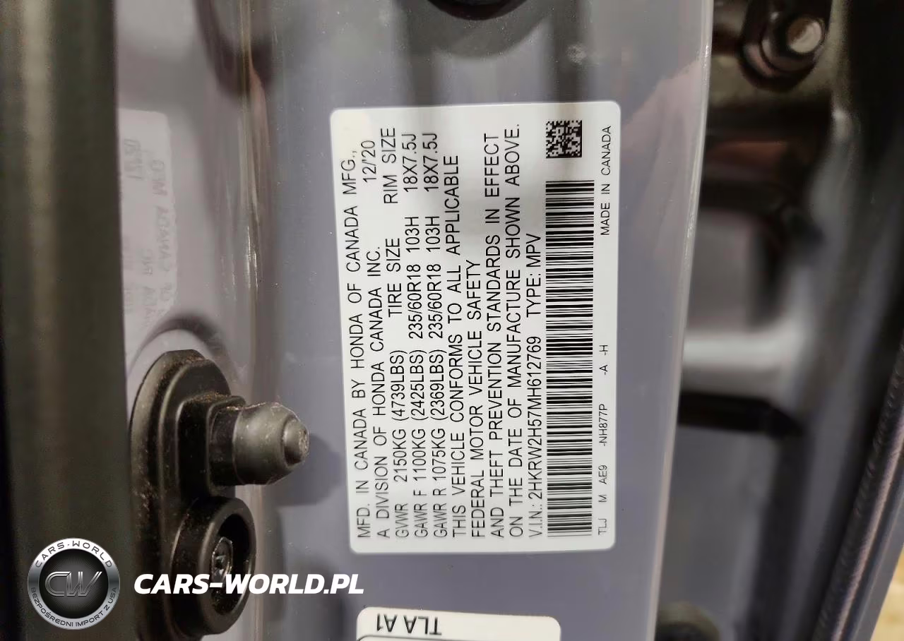 2021 Honda Cr-V Ex VIN:2HKRW2H57MH612769 - 13