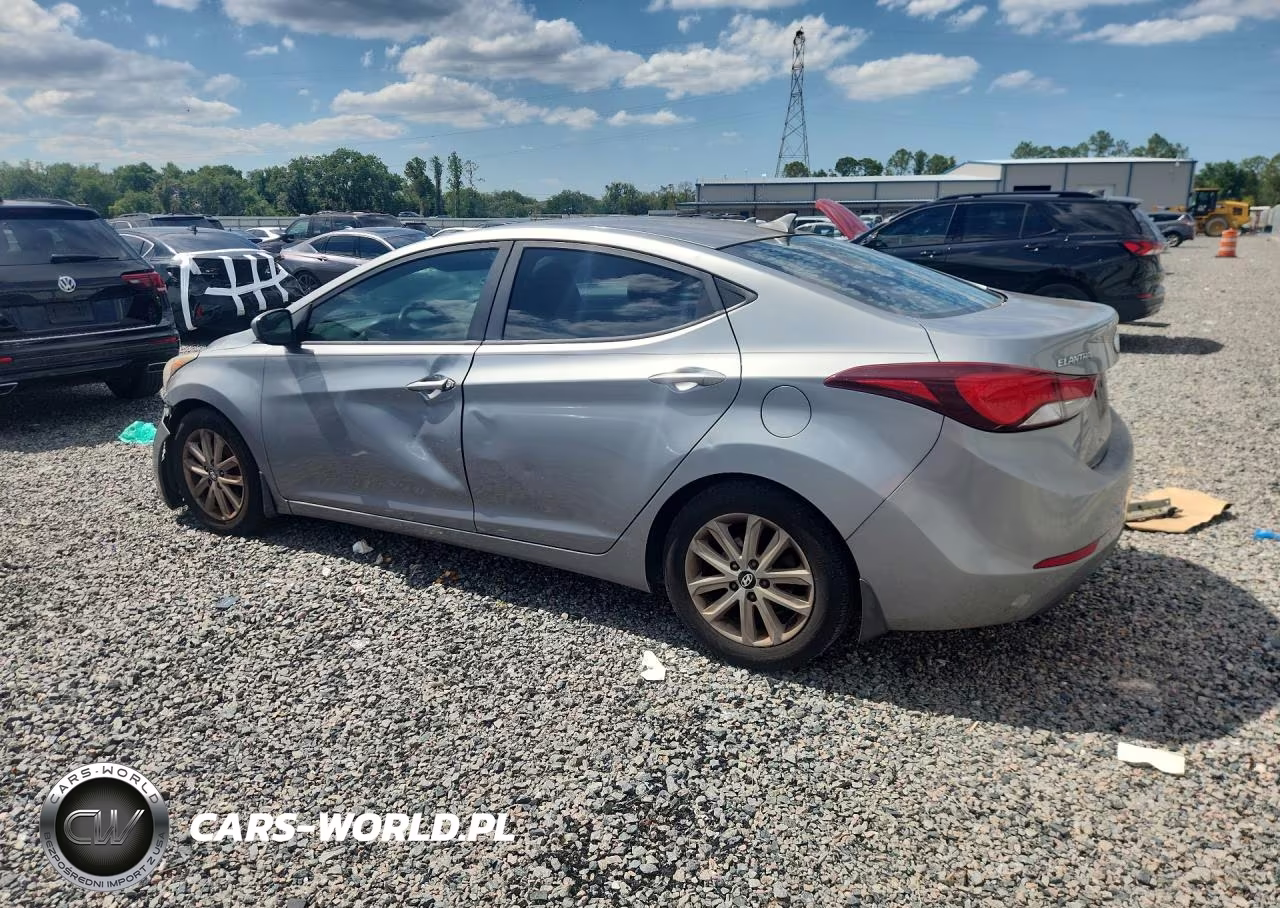 2015 Hyundai Elantra Se VIN:KMHDH4AEXFU419854 - 2
