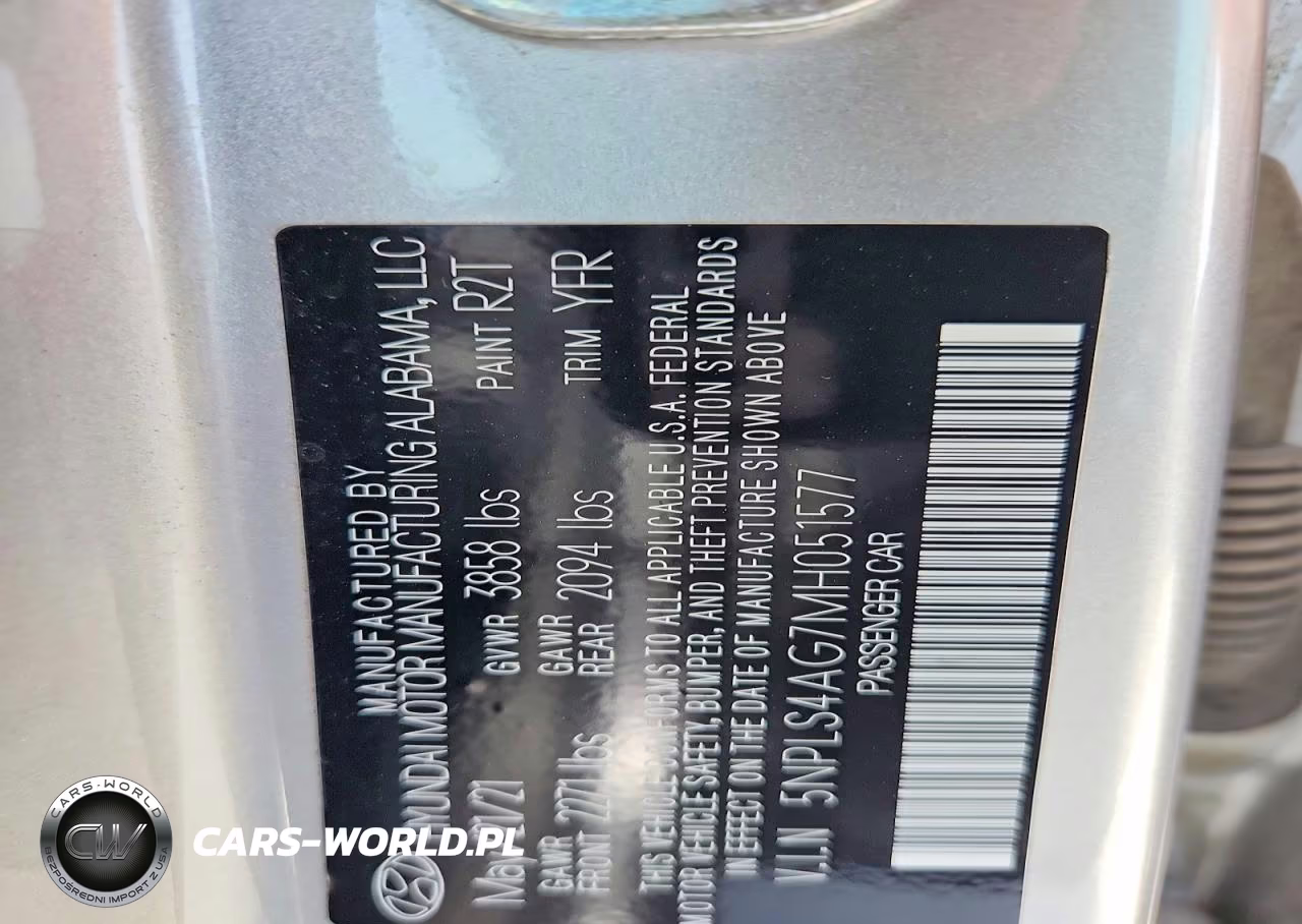2021 Hyundai Elantra Sel VIN:5NPLS4AG7MH051577 - 12