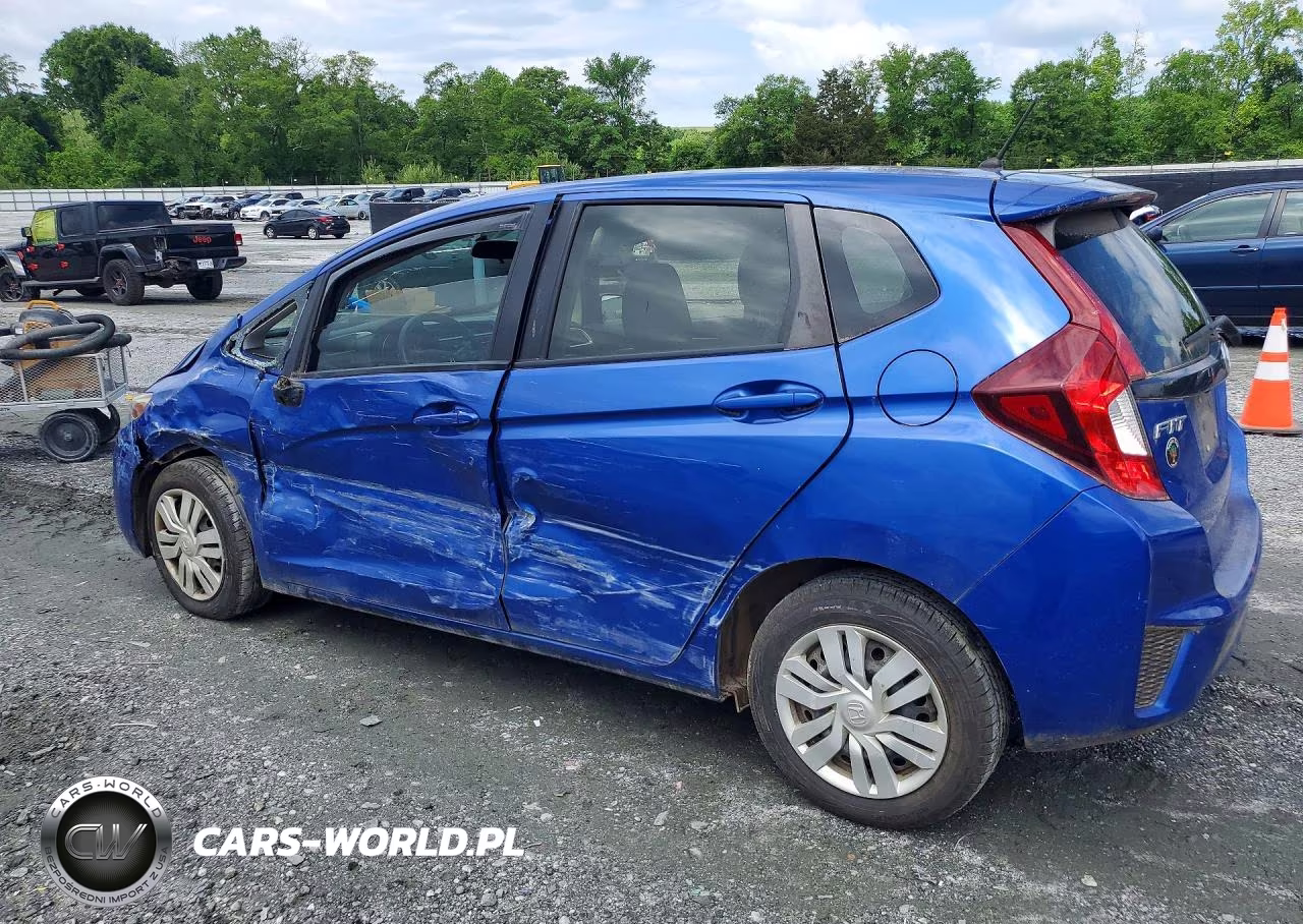 2016 Honda Fit Lx VIN:JHMGK5H52GX019087 - 2