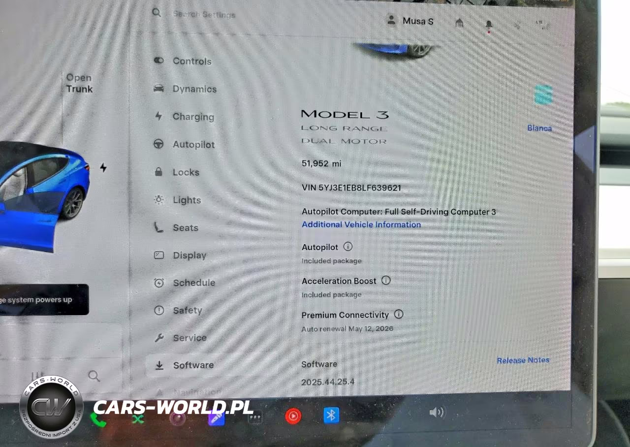 2020 Tesla Model 3 VIN:5YJ3E1EB8LF639621 - 9