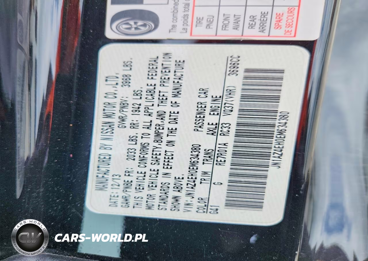 2014 Nissan 370Z Touring VIN:JN1AZ4EH0EM634380 - 12
